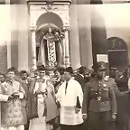 Comienza la procesi?n de la Virgen del Carmen el d?a 6 de Octubre de 1928 presidida por el diocesano de Colchagua Monse?or Alfredo Salas Galarce.