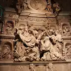 TOLEDO .CATEDRAL .INTERIOR.ALTAR DEL DESCENDIMIENTO.DETALLE DEL ALTAR