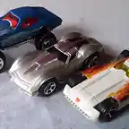 Corvette C3 monster, Corvette '63 tooned y Chevrolator HW