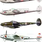 Esquemas P-38 Italia, Portugal y Yugoslavia