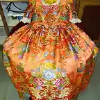 vestido mandarina