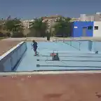 Puesta a punto de la piscina del Centro de Agua y Salud