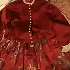 traje ampa rojo