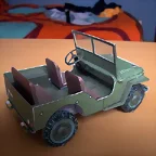 Willys jeep 1:25 de Modelik_trasera