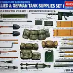 Academy - Allied & German Tank supplies set I - 1-35