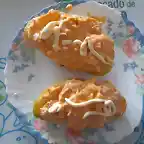 Patatas rellenas de cangrejo
