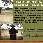 Cartel Encuentro Cineg?tico.