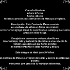 Descripcion corazon biselado