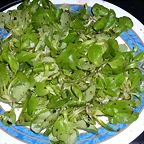 ensalada de canónigos y vinagre de módena