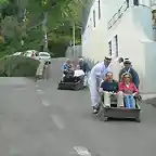 Carrinhos de cesto en la parte alta de Rua do Comboio.