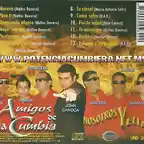 Amigos De La Cumbia - Nosotros Y Ellas (2008) Trasera
