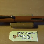 plumas de ebonita naranja 012