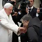 La visita di Papa Benedetto XVI ad Assisi ? TM News Infophoto (6)