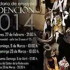 calendario ensayos redencion 2014