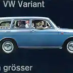 Volkswagen 1500 Brochure 1963 DE