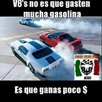 v8 gastan mucho