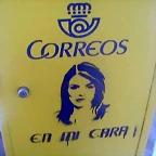 buzon de correos con la cara de Letizia