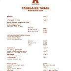 campismo tabela de taxas 2017