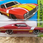 FORD TORINO '69 TALLADEGA ROJO