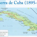 Mapa guerra de Cuba