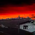 Entrando en la noche roja de Ushuaia