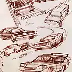 Otto Kuhni sketches