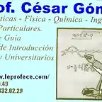 publicidad profesor cesar