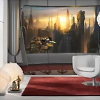 FOTOMURALES STAR WARS CORUSCANT VIEW
