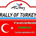 Cartel Rally Turquia