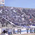 la hinchada en la Goleada contra Bloomicienta