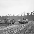 Mk VII 107 Regiment RAC (King's Own) 34 Tank Brigade at the start of the Reichswald battle Germany 9 Feb1945