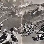 1955 - Tour. 8? etapa, Charly Gaul asciende el Galibier en solitario - copia