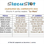 Calendario 2018 Circuito madera Le Mans