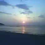puesta de sol en Portomaior