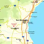 mapa San Borondn