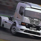 Mercedes test truck