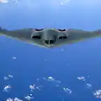 B-2 Spirit sobrevolando el Pacficojpg