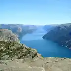 Vista desde el Prekestolen