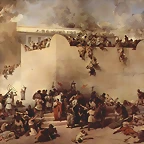 Toma de Jerusalen por los romanos, por David Roberts(1850)