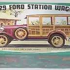 FORD STATION WAGON 1929
