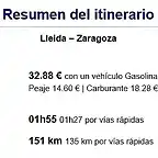 Traslado Lleida Zaragoza