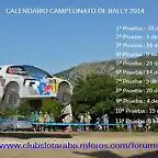 calendario rally 2014