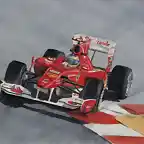 F1 Fernando Alonso Ferrari F10 GP Monaco 2010 38x28