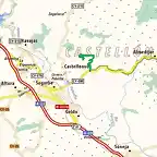 mapa segorbe