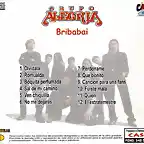 Alegria - Bribabai (2001) Trasera