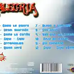 Alegria - Una Decada En Tu Corazon 1ra Edicion (2005) Trasera