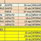 CALENDARIO JLRACING