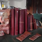 cuadernos cuero