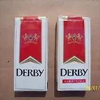 Cigarrillos chilenos marca Derby.