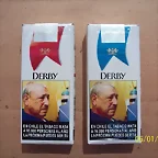 Cigarrillos chilenos marca Derby.